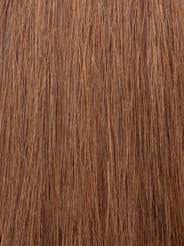 #6 Medium Brown 20" Deluxe Clip In Human Hair Extension
