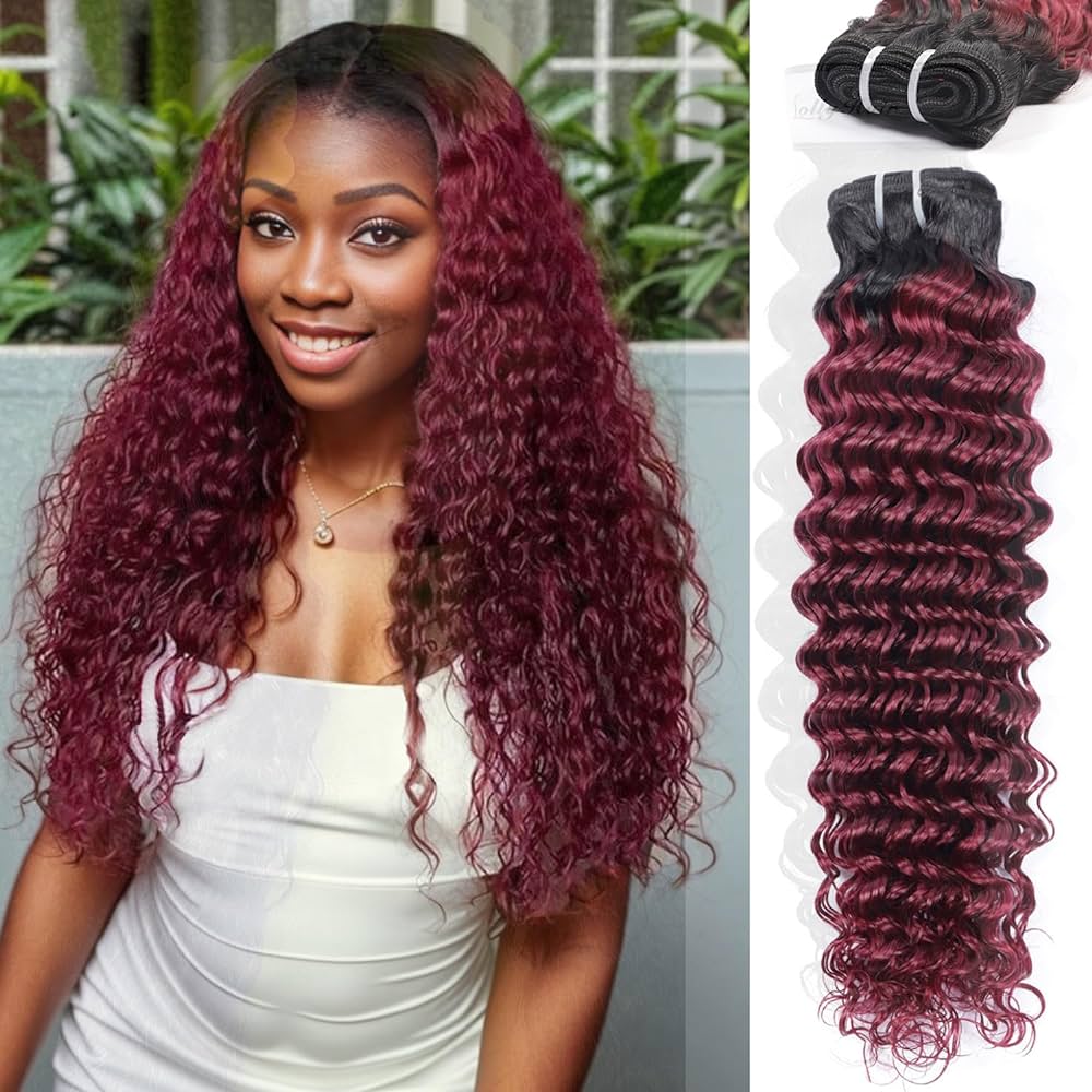 Brazilian Virgin Human Hair 12A Weft Weave Bundles 200g Deep Wave