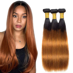 Brazilian Virgin Human Hair 12A Weft Weave Bundles 300g Straight