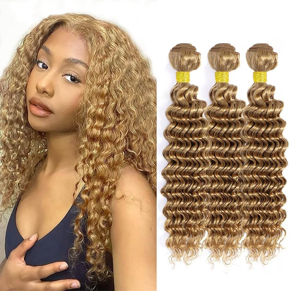 Brazilian Virgin Human Hair 12A Weft Weave Bundles 200g Deep Wave