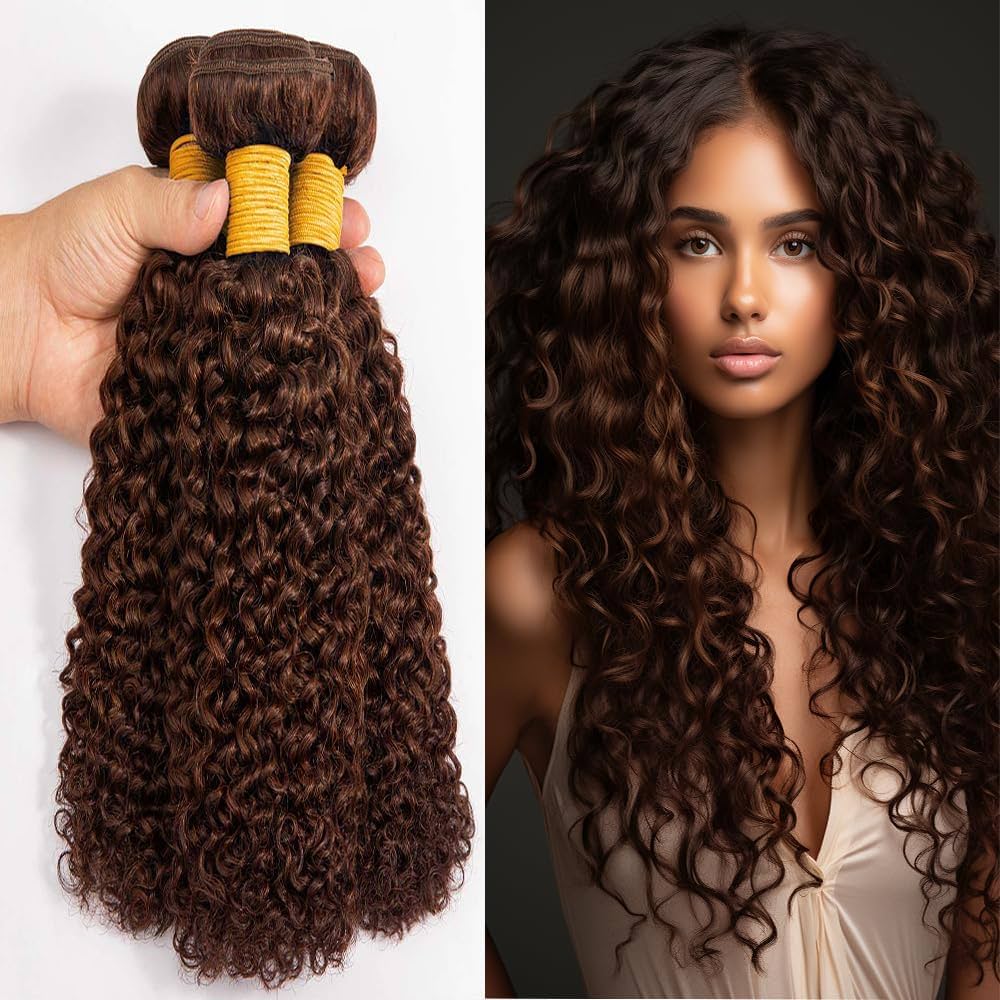 Brazilian Virgin Human Hair 12A Weft Weave Bundles 200g Kinky Curly