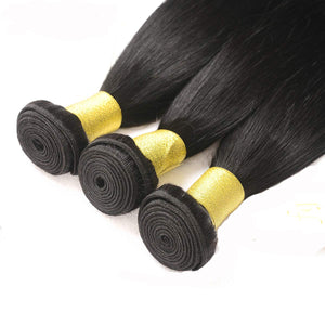 Brazilian Virgin Human Hair 12A Weft Weave Bundles 300g Straight