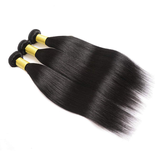 Brazilian Virgin Human Hair 12A Weft Weave Bundles 300g Straight