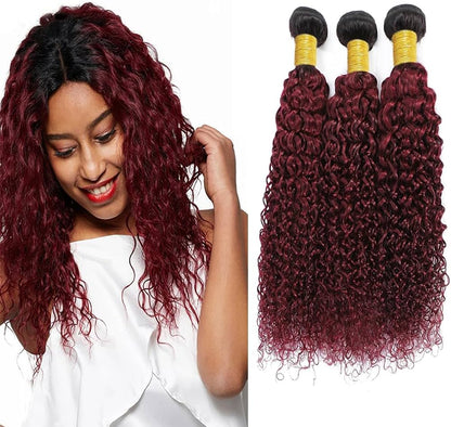 Brazilian Virgin Human Hair 12A Weft Weave Bundles 300g Kinky Curly