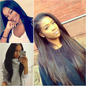 Brazilian Virgin Human Hair 12A Weft Weave Bundles 300g Straight