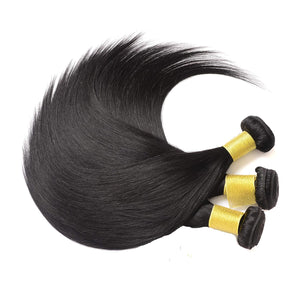 Brazilian Virgin Human Hair 12A Weft Weave Bundles 300g Straight