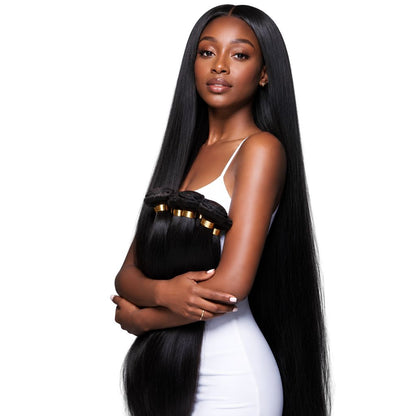 DULGE Straight Human Hair Weft Bundles | Brazilian Virgin Hair