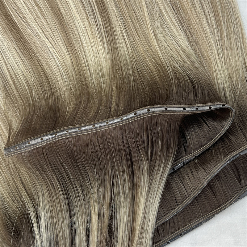 DULGE Butterfly Weft Russian Remy human hair extensions