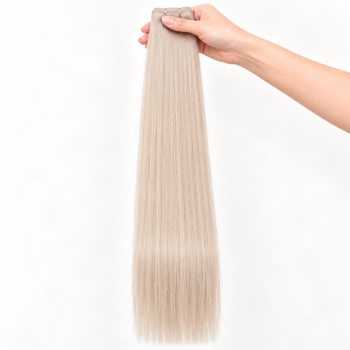 DULGE Butterfly Weft hair extensions in Ice Blonde