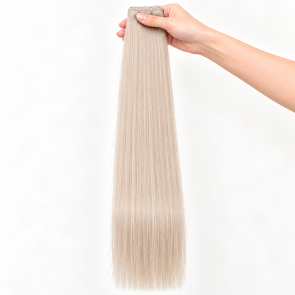 DULGE Butterfly Weft hair extensions in Ice Blonde