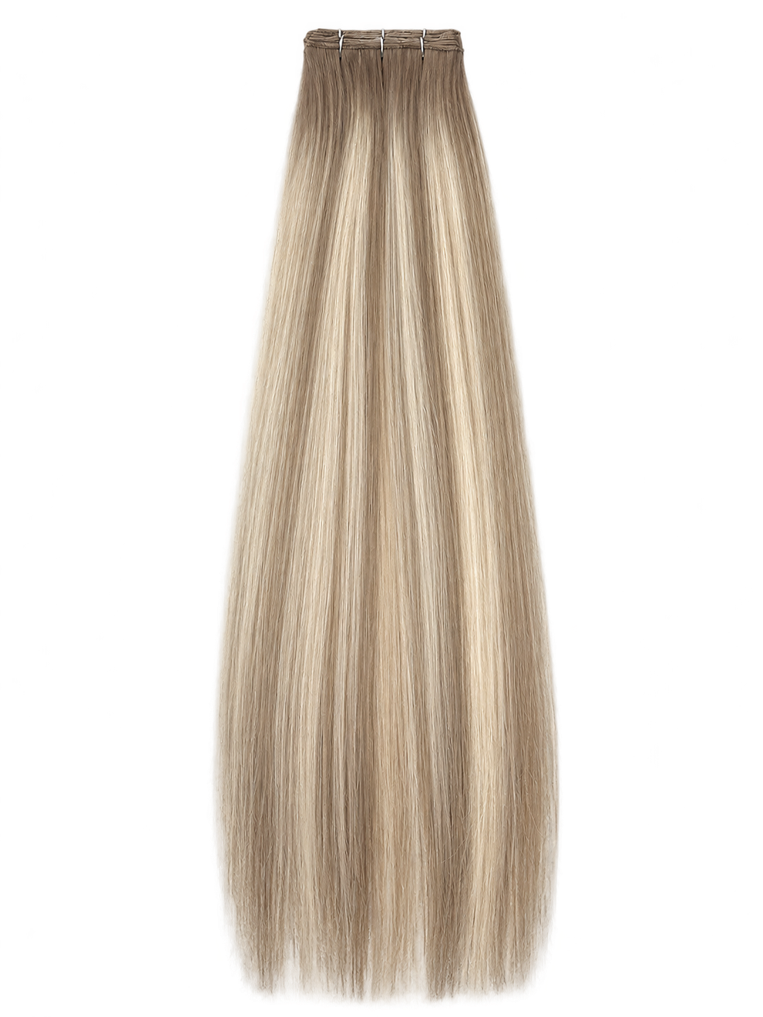 DULGE Butterfly Weft hair extensions in Smoky Ash Balayage