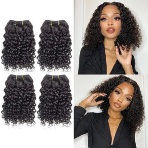 Brazilian Virgin Human Hair 12A Weft Weave Bundles 300g Water Wave