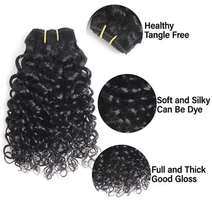 Brazilian Virgin Human Hair 12A Weft Weave Bundles 200g Water Wave
