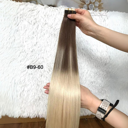 DULGE Russian Remy Tape-In Human Hair Extensions | 100g