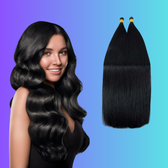 DULGE 18” Premium Russian Remy Invisible Genius Weft 100g