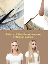 DULGE 20” Premium Russian Remy Invisible Genius Weft 100g