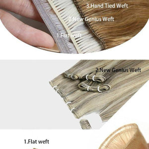 DULGE 22” Premium Russian Remy Invisible Genius Weft 100g