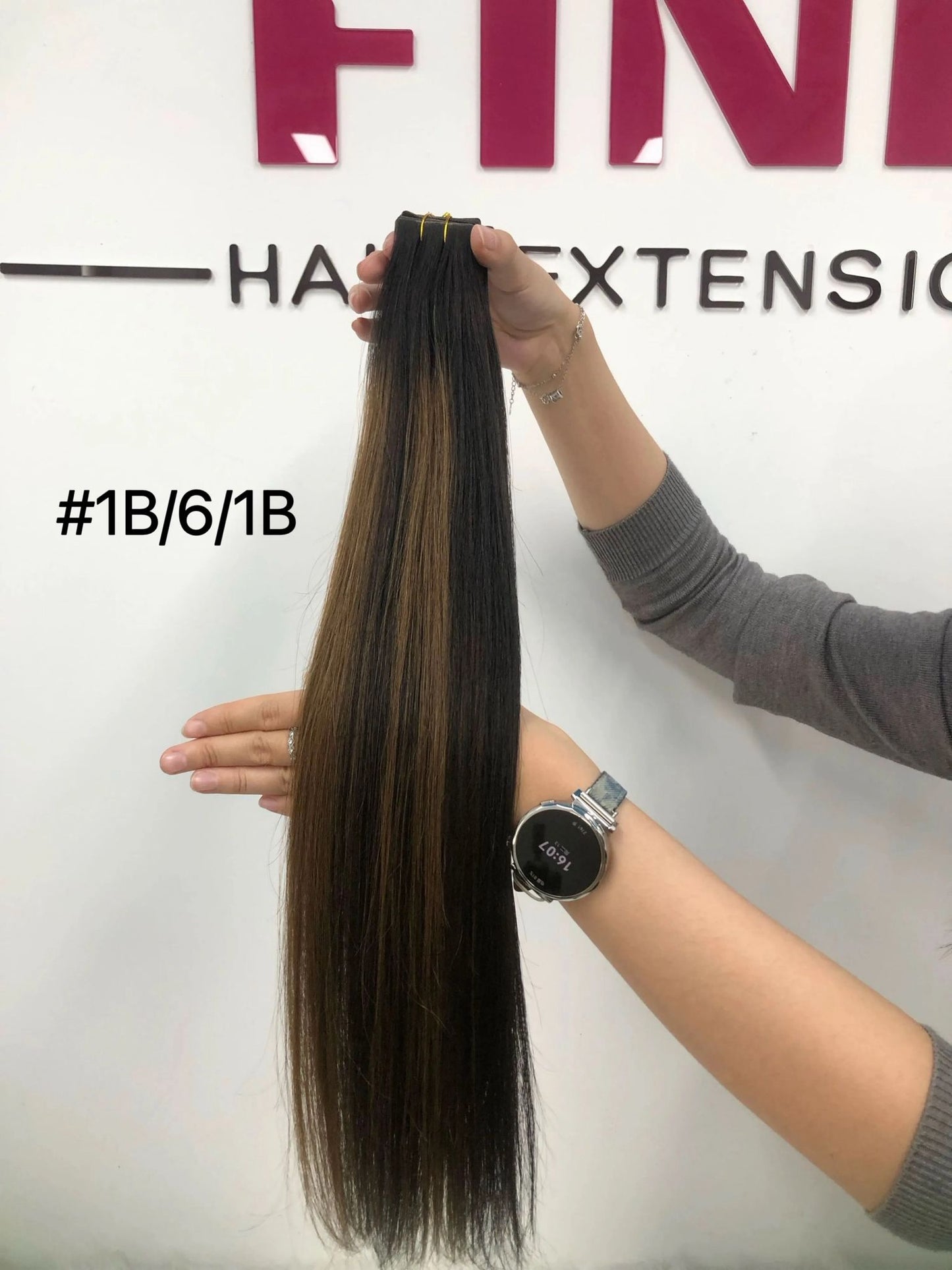 DULGE 18” Premium Russian Remy Invisible Genius Weft 100g