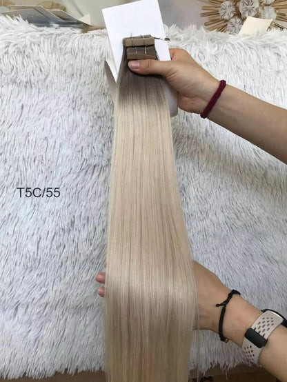 DULGE Russian Remy Tape-In Human Hair Extensions | 100g