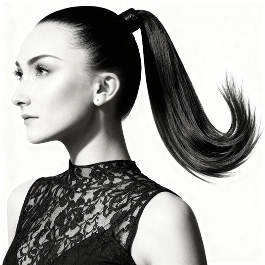 DULGE 24" European Remy Human Hair Ponytails