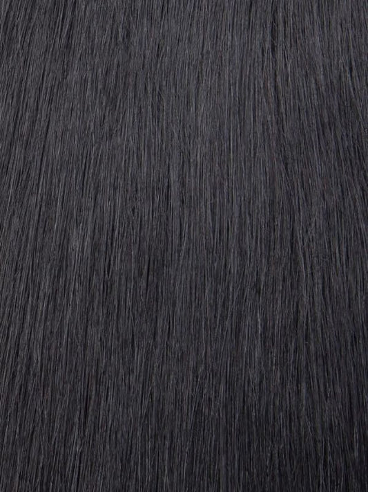 #1 Jet Black 20" Full Head Clip In Human Hair Extensions - dulgehairextensions.com.au