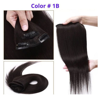 DULGE 18" Deluxe Euro Remy Human Hair Clip-In Extensions – 120g