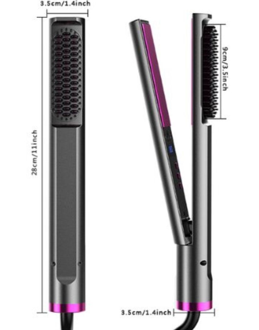 3 In 1 Hair Straightener Curler Hot Comb - dulgehairextensions.com.au