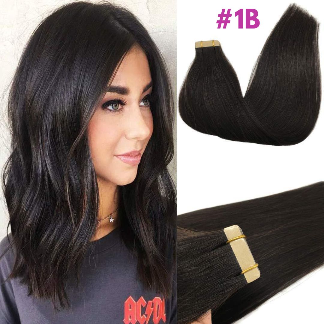 DULGE Russian Remy Tape-In Human Hair Extensions | 100g