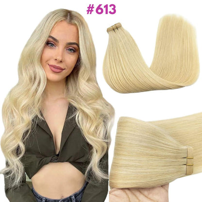 DULGE Russian Remy Tape-In Human Hair Extensions | 100g