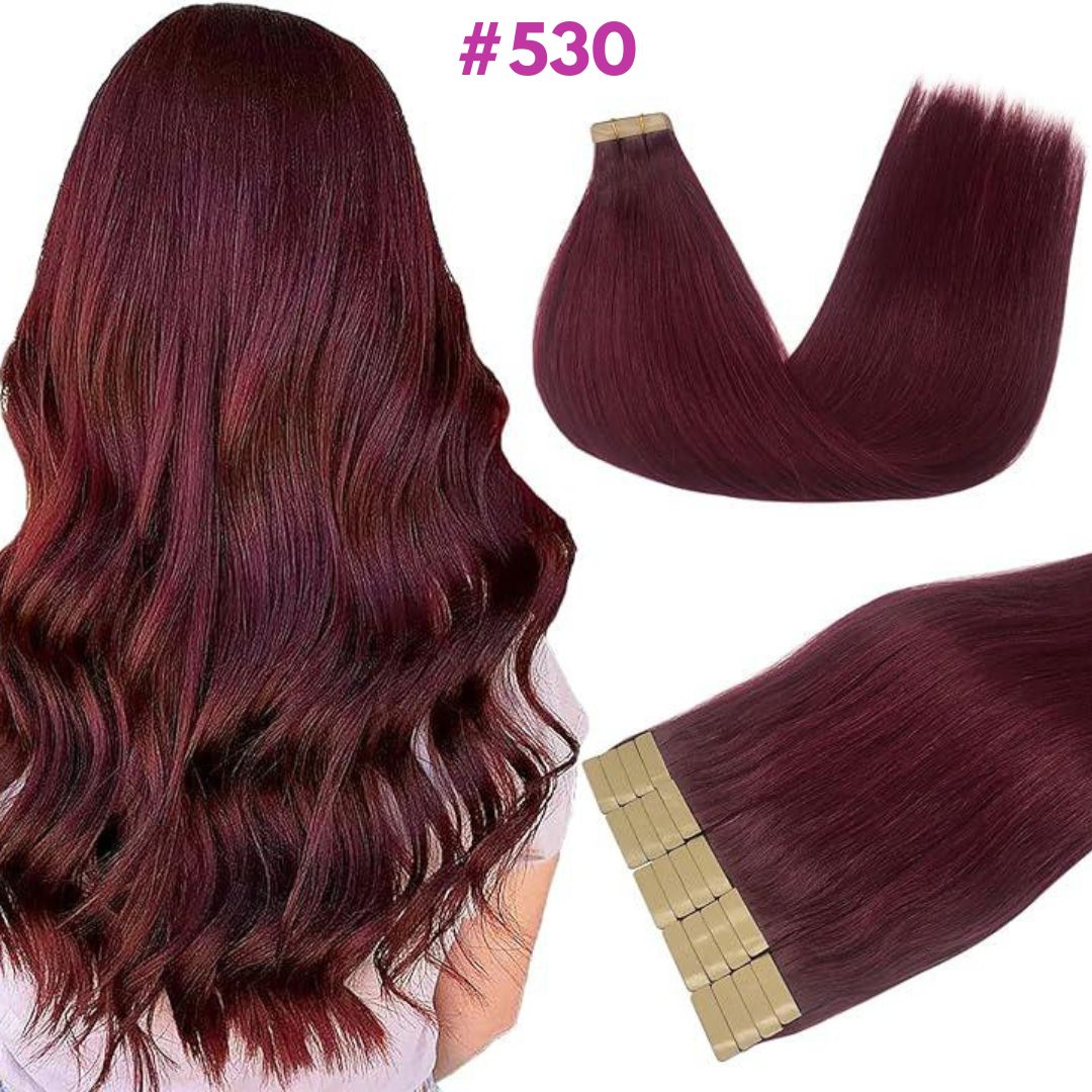 DULGE Russian Remy Tape-In Human Hair Extensions | 100g