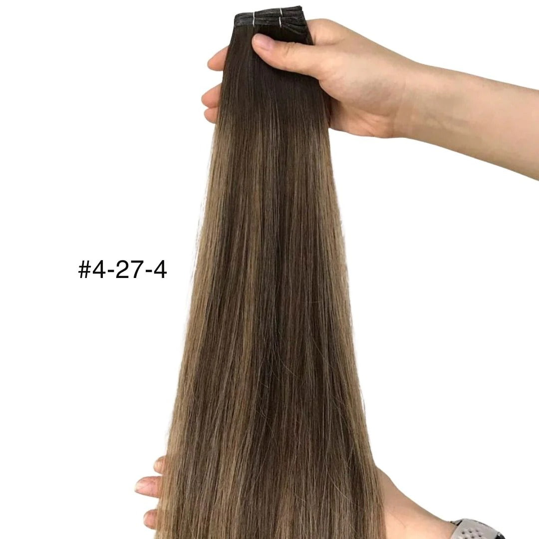 DULGE 22” Premium Russian Remy Invisible Genius Weft 100g
