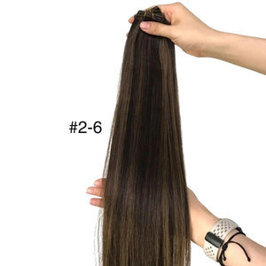 DULGE 22” Premium Russian Remy Invisible Genius Weft 100g