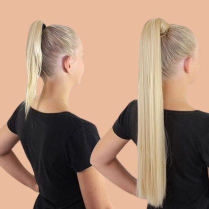 DULGE 24" European Remy Human Hair Ponytails