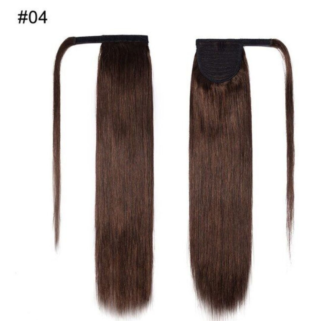 DULGE 24" European Remy Human Hair Ponytails