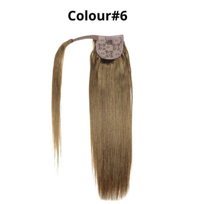 DULGE 24" European Remy Human Hair Ponytails