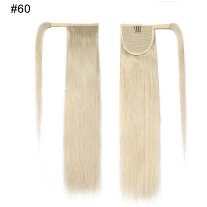 DULGE 24" European Remy Human Hair Ponytails