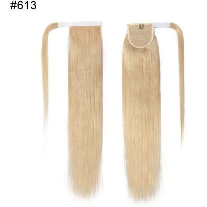 DULGE 24" European Remy Human Hair Ponytails