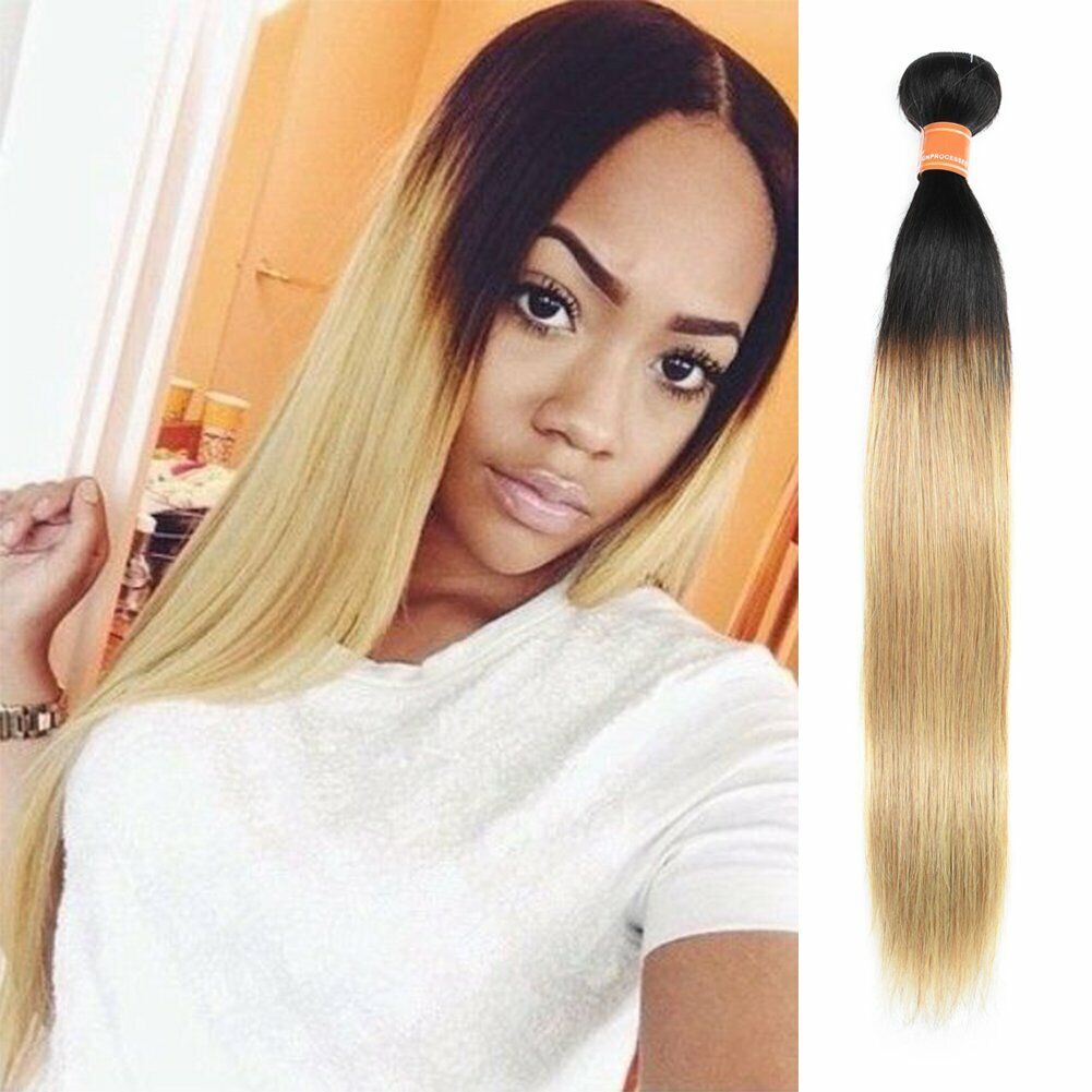 Brazilian Virgin Human Hair 12A Weft Weave Bundles 200g Straight
